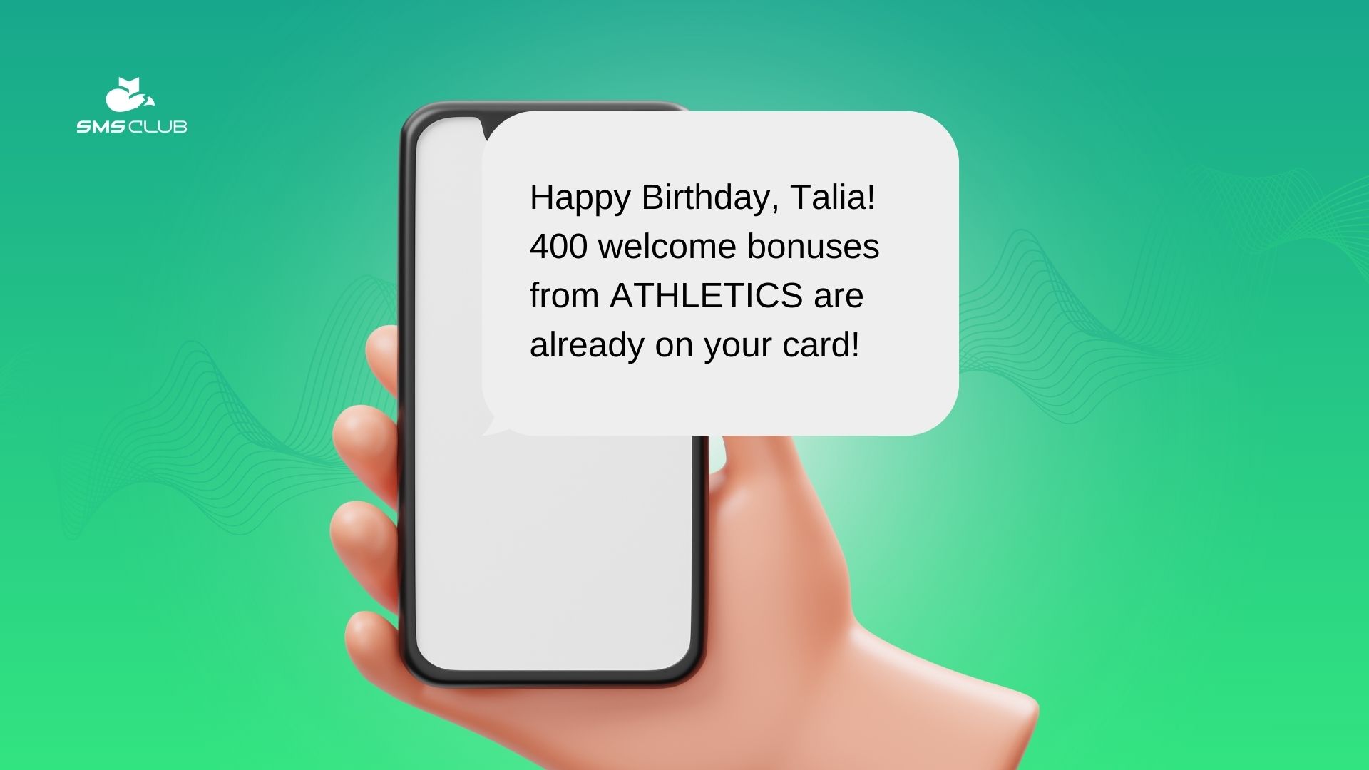 Personalized message for birthday