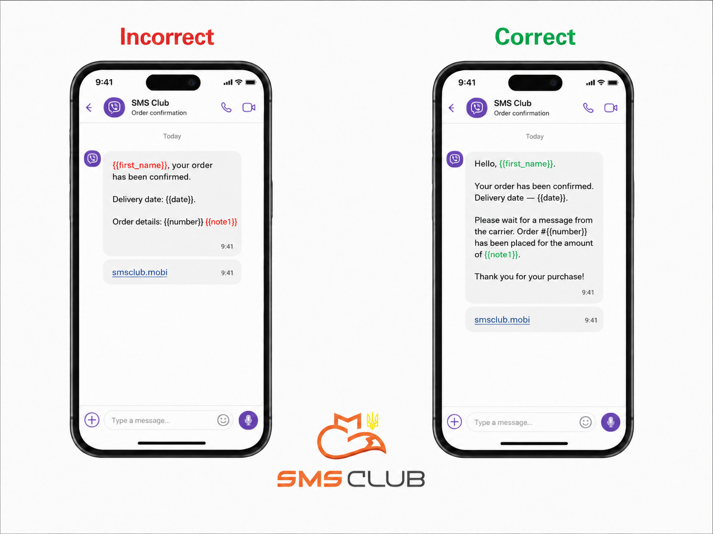 New Viber Business Rules Transactional Messages Based on Templates
