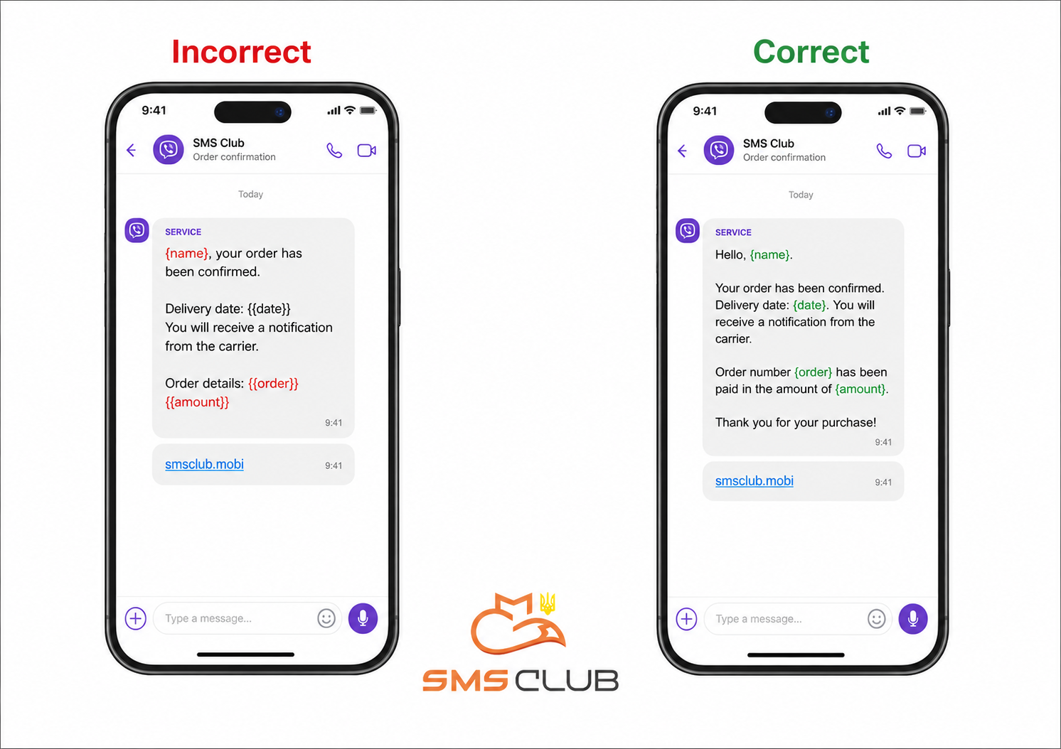 New Viber Business Rules Transactional Messages Based on Templates